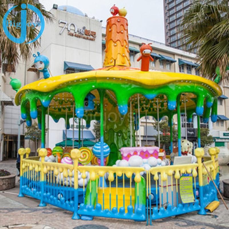 Hot Sale Mobile Amusement Carousel Rides with Trailer/ Amusement Park Equipment Carousel for Sale (DJ20140507)