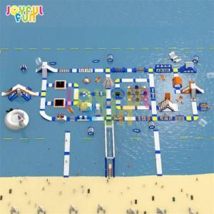 Joyful Fun New Design Commercial Large Inflatable Floating Water Park Aqua Sports Park