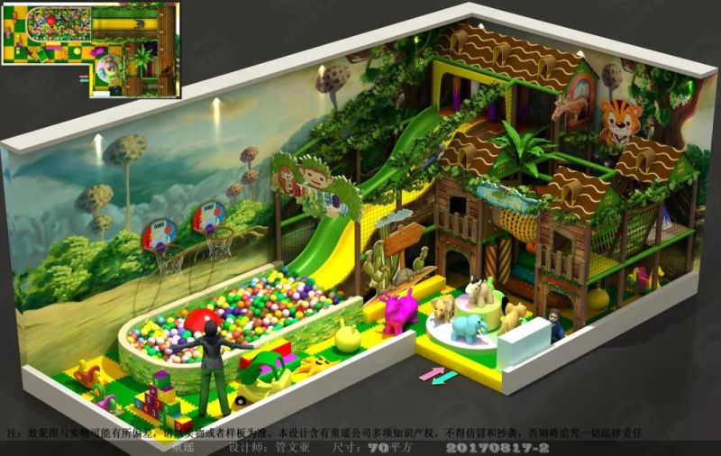 Commercial Forest Soft Indoor Playground Equipment Sale for Children