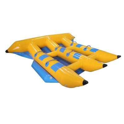Good Quality Wholesale Inflatable Flying Fish Banana Boat for Sports