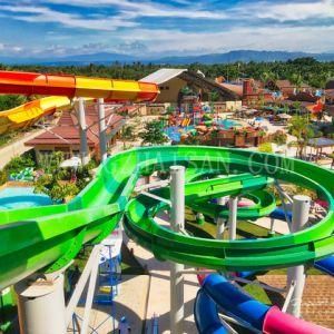 Spiral Tube Slide From Amusement Park Equipment Manufacturer in Water Park- Slide&#160; Spiral