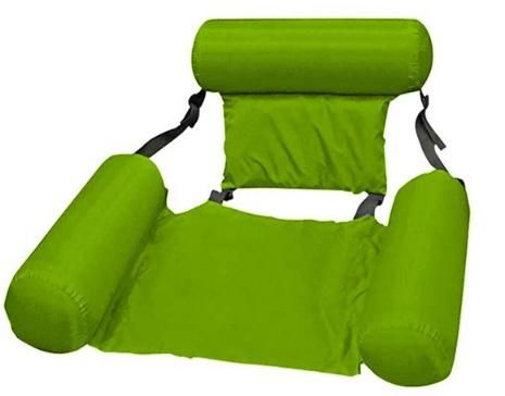 Swimming Pool Water Lounger Chair Foldable Floating Sofa Bed Hammock