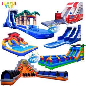 New 2021 Joyful Fun Wholesale Commercial Big Large Inflatable Water Slide