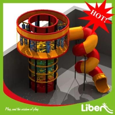 Indoor Trampoline Climbing Tower with Slide