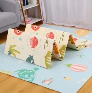Waterproof Cartoon Children Care Crawl Soft XPE Foam Floor Mat Foldable Baby Play Mat Folding