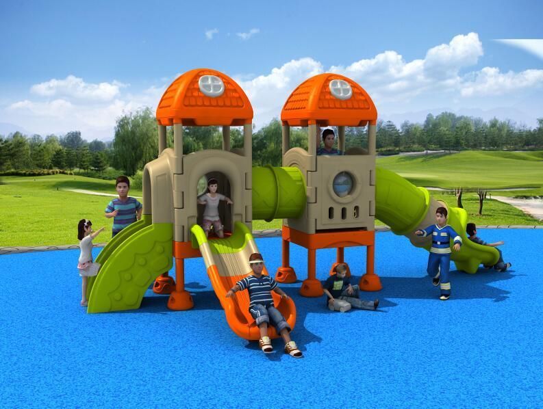 Newest Whloe Plastic Playground, Outdoor, Indoor Playground, Safe Playground HD16-158c