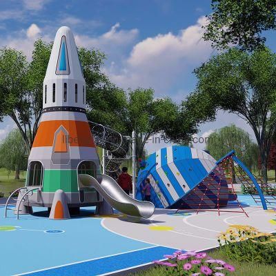 Liben New Space Theme Commercial Kids Custom Outdoor Playground Equipment