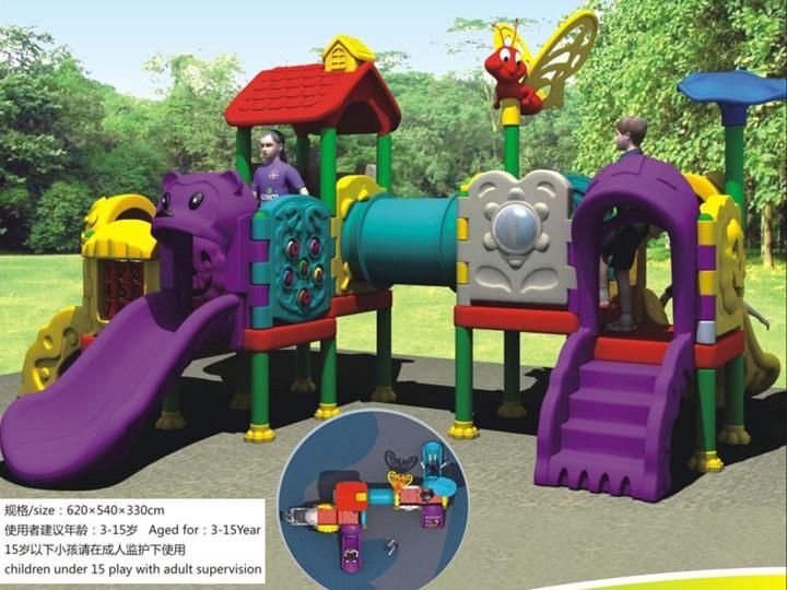 High Quality Multi Function Outdoor Plastic Series Children Playground Equipment