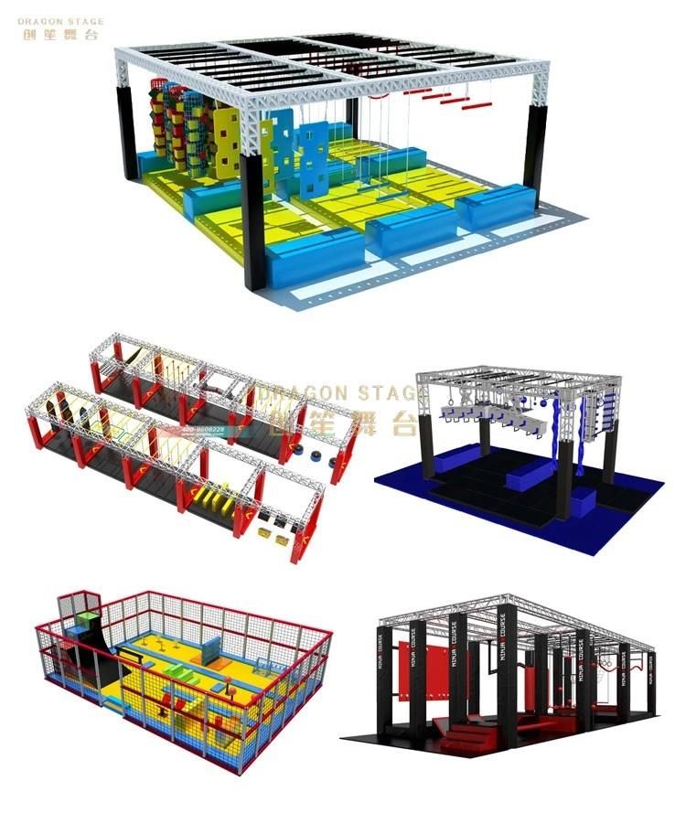 Indoor Outdoor Playground Ninja Warrior Equipment Obstacle Course Obstacle Races Outdoor Obstacle Course Obstacle Course Equipment for Adults