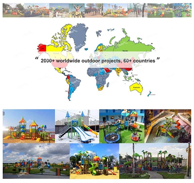 Kids Commercial Outdoor Playground New Structure Single Swing Set