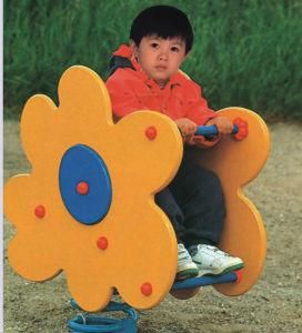 Popular PE Spring Horse Toy, Kiddie Rider for Parks (HLD9204)