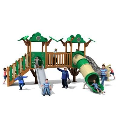 New Design Kids Outdoor Playground Wooden Amusement Equipment