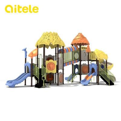 High Quality Adventure Plastic Children Games Slide Outdoor Playground Equipment