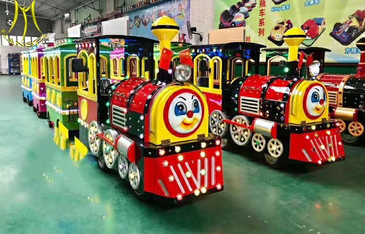 Hansel Battery Indoor Large Kids Electric Trackless Train for Shopping Mall