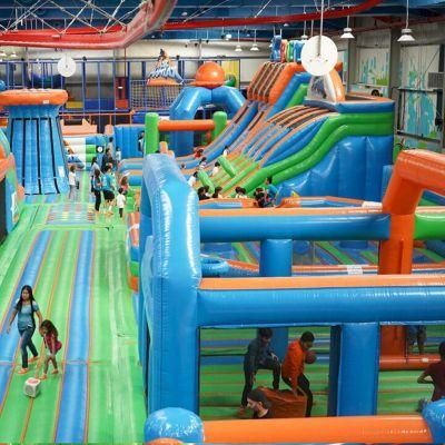 Indoor Inflatable Park Jumping Playground Trampoline Park Children Amusement Park Equipment
