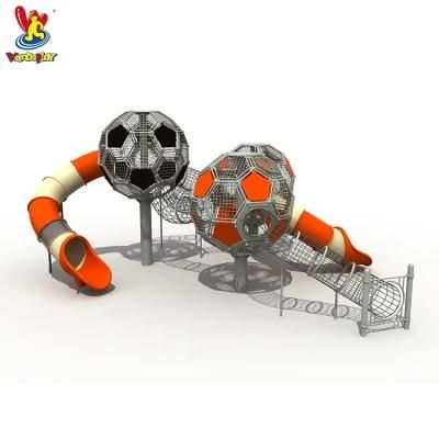 Outdoor Football Tower Metal Slide Amusement Park Playground Equipment for Kid