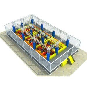 Professional New Design Colorful Funny Kids Play Games Commercial Adult Indoor Ninja Warrior Courses Sets for Business Plan