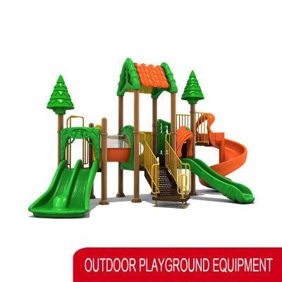 Commercial Outdoor Playground Equipment with Combind Slide for Kids in 3-12 Years Old