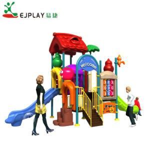 New Popular Plastic Slide Small Playground, Children Plastic Outdoor Playground Equipment for Amusement Park
