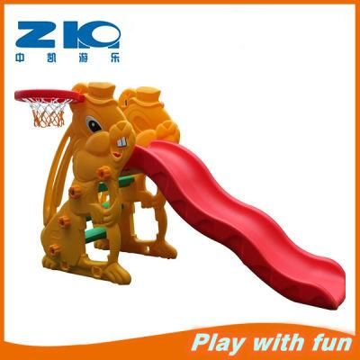 Rabbit Cheap Plastic Slide Children Playground for Kindergarten