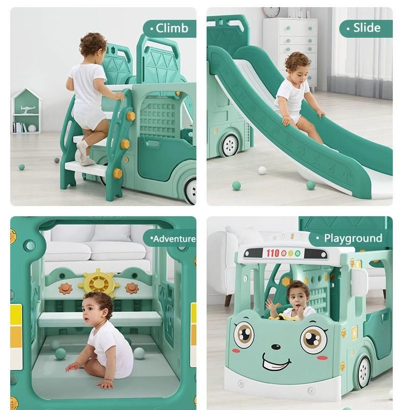 Customized Children′ S Outdoor Playground Plastic Slide Amusement Park Equipment