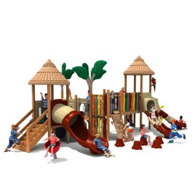 2018 New Design Hot Selling Wooden Kids Outdoor Playground