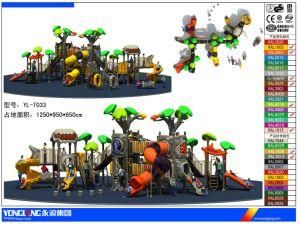 Outdoor Playground Wild Old Tree Series Fine Children Slide (YL-T033)