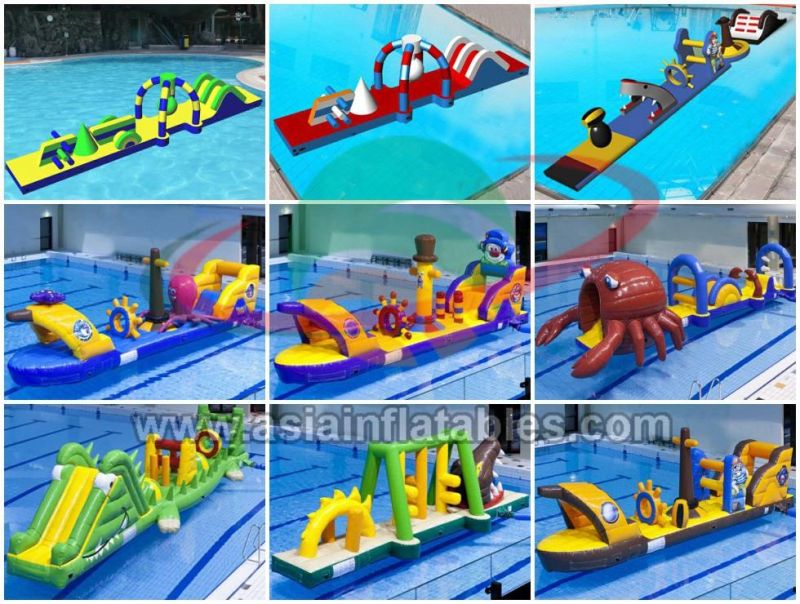 Inflatable Floating Water Park Obstacle/Assault Course on Lake/Water for Sale