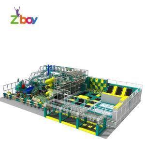 Kids Entertainment Parco Giochi Indoor Playground with Kids Spiderweb Tower