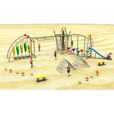 Best Kids Physical Training Outdoor Wire Rope Climbing Monkey Bar Frame