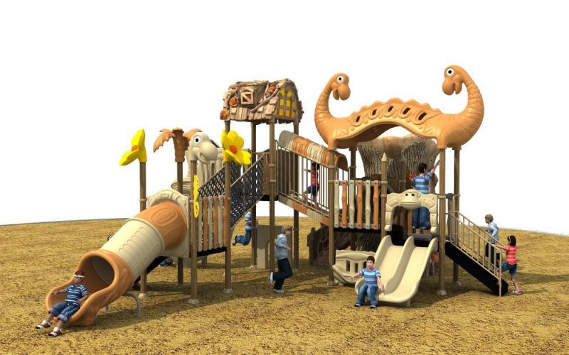 Ancient Tribe Series Outdoor Playground Equipment Kids Slide