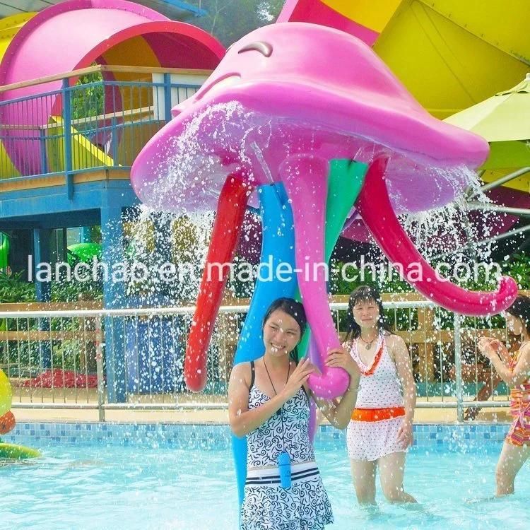 Aqua Park Spray Water Mushroom with Swing for Children Playground