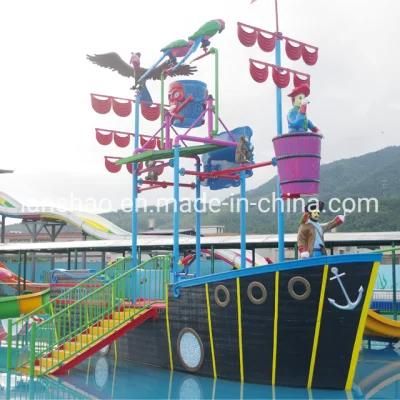 Adventure Fiberglass Pirate Boat Equipment for Water Park