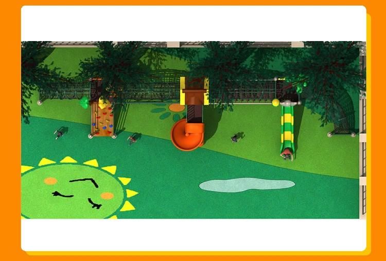 Obstacle Course Jungle Gym Playground Outdoor Climbing Rope Wire Tunnel Net