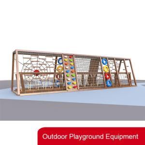 High Quality New Style Wooden Children Outdoor Playground Climbing