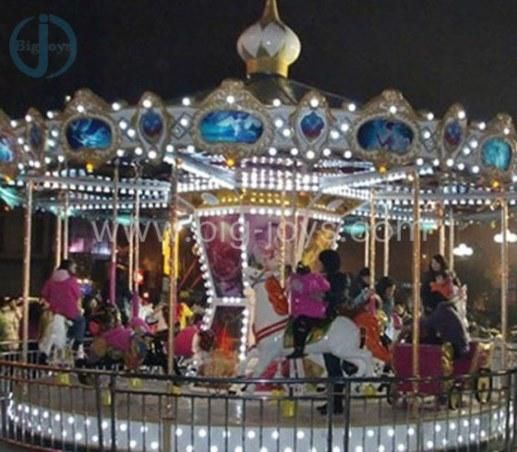 China Manufacturers Children Amusement Park Backyard Chinese Carousel
