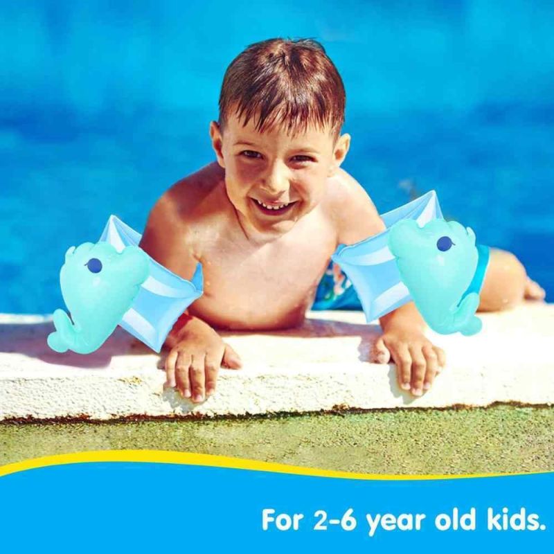 Baby Swimming Ring Arm Circle Pool Float Inflatable Swimming Safety Training Watermelon Whale Dinosaur Pool Party Toys