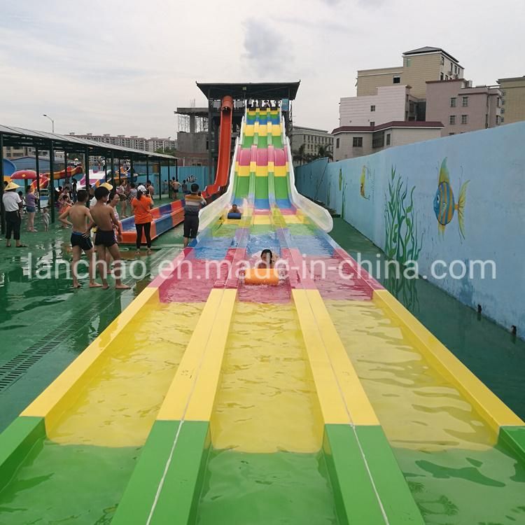 Rainbow Wavy Slide for Water Park