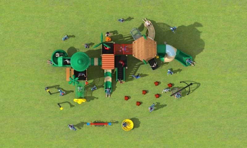 Kids Play House Outdoor Children Fitness Equipment Playground