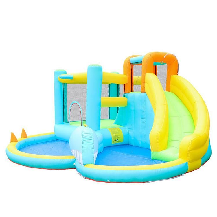 Inflatable Slide with Pool for Kids Palying Water Games or Bobo Balls