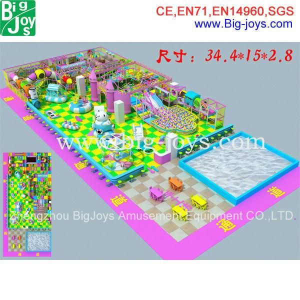Large Indoor Playground, Children′ S Playground for Sale (BJ-ID12)