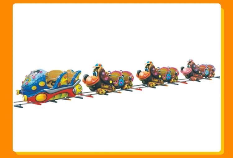 Shopping Mall Tourist Amusement Park Railwap Electric Fiberglass Rides Train (KL6048)