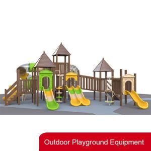 Children Outside Wood Slide Wooden Outdoor Playground Equipment for Kids