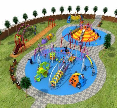 Hot Sale Children Paradise Multi-Function Playground Slides Equipment