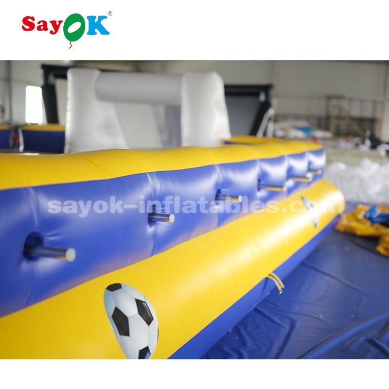 Funny Football Game Inflatable Table Football Human Table Football Field