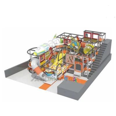 Plastic Slide Indoor Attractive Children Commercial Indoor Playground Equipment