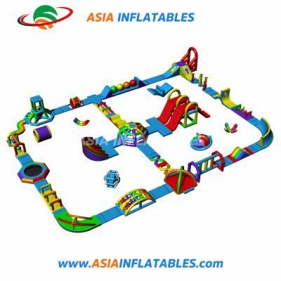 Giant Inflatable Water Park High Quality Floating Aqua Park