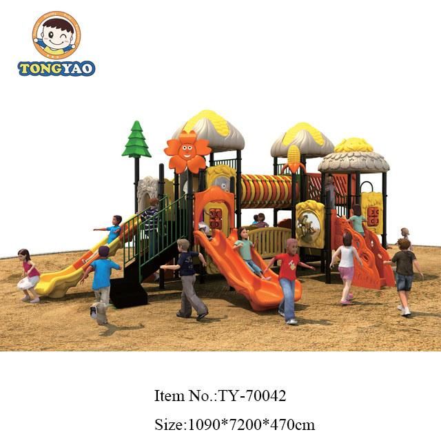 Tongyao New Children Plastic Slide, Outdoor Children′s Playground Slide (TY-70051)