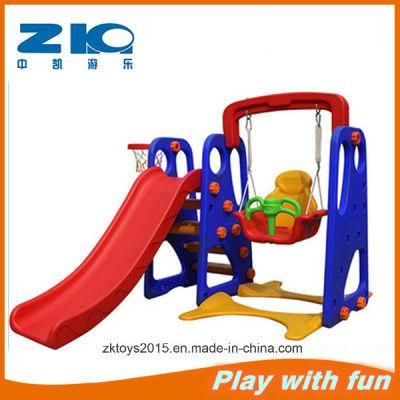Children Plastic Slide and Swing 3 in 1 Slide and Swing Toy