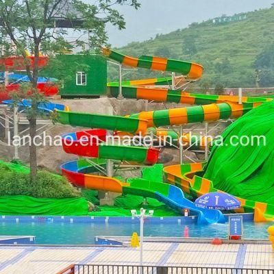 Water Park Equipment Open Water Slide Pool Slide for Sale